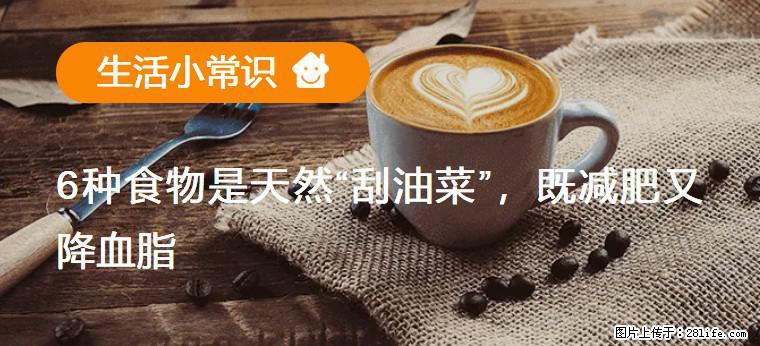 【生活小常识】6种食物是天然“刮油菜”，既减肥又降血脂 - 宜宾生活资讯 - 宜宾28生活网 yb.28life.com
